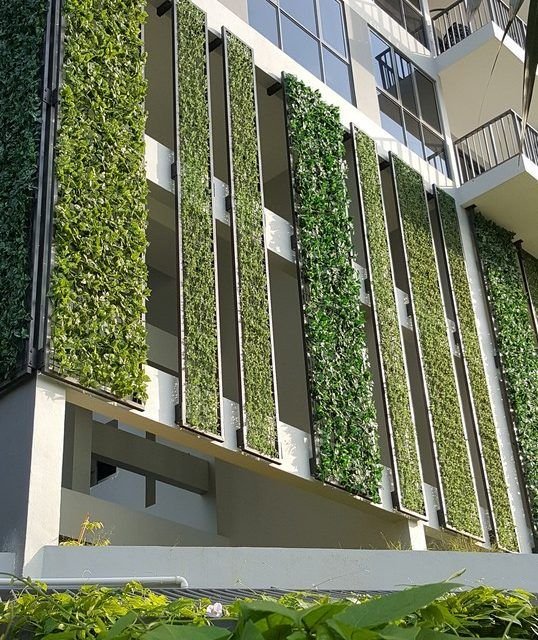 Eco-Friendly Green Facade