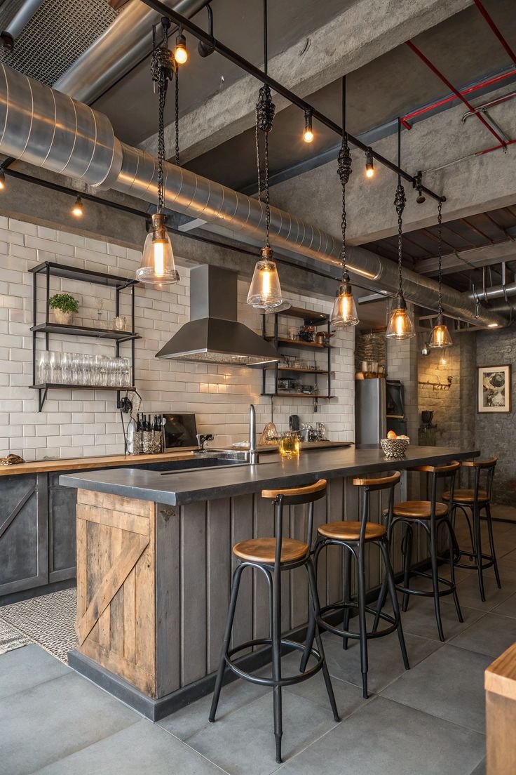 Industrial Style Kitchen