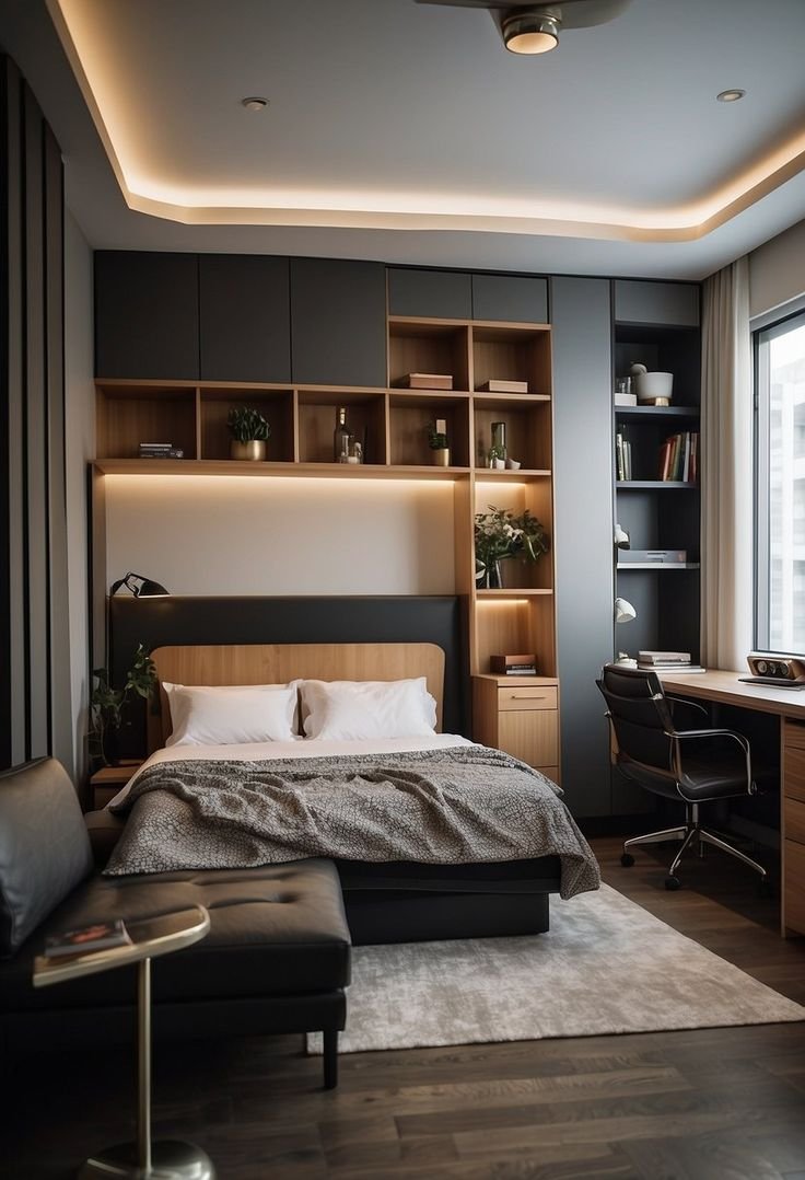 Compact Apartment Bedroom