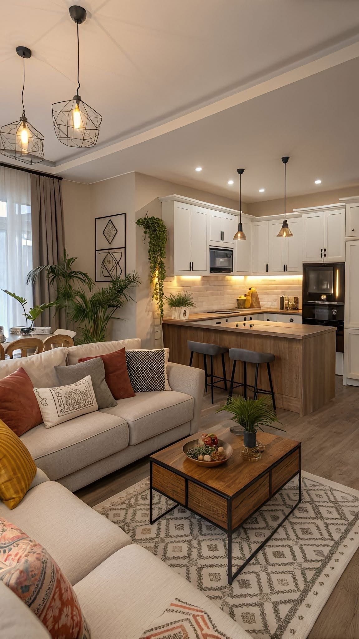 Open-Plan Living & Dining