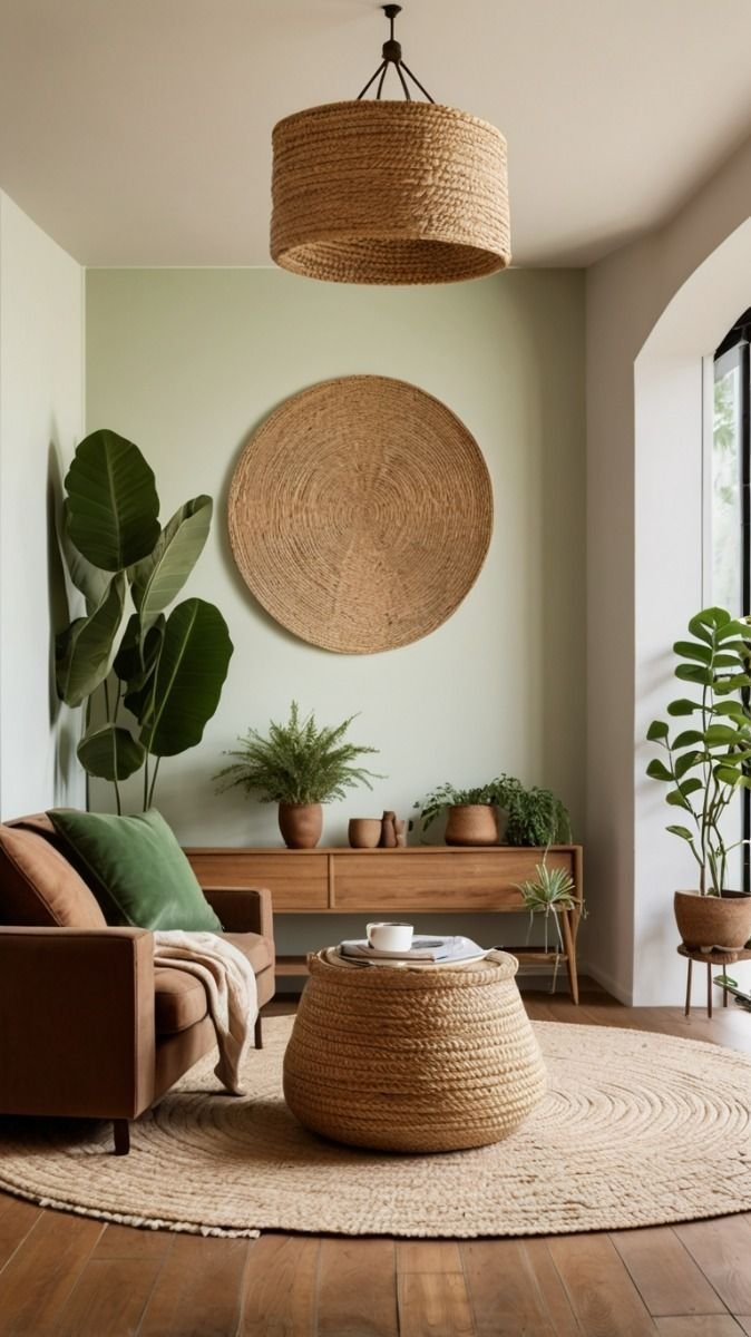 Nature-Inspired Living Room