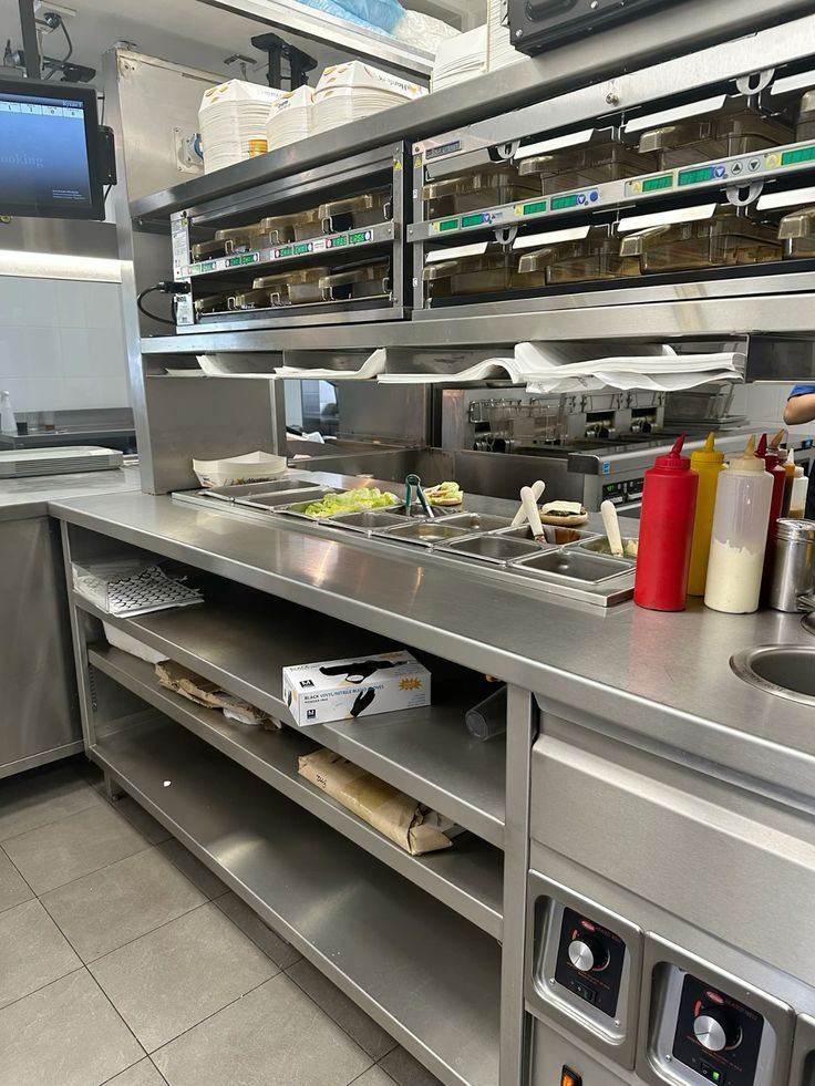 Fast-Food Kitchen Interior