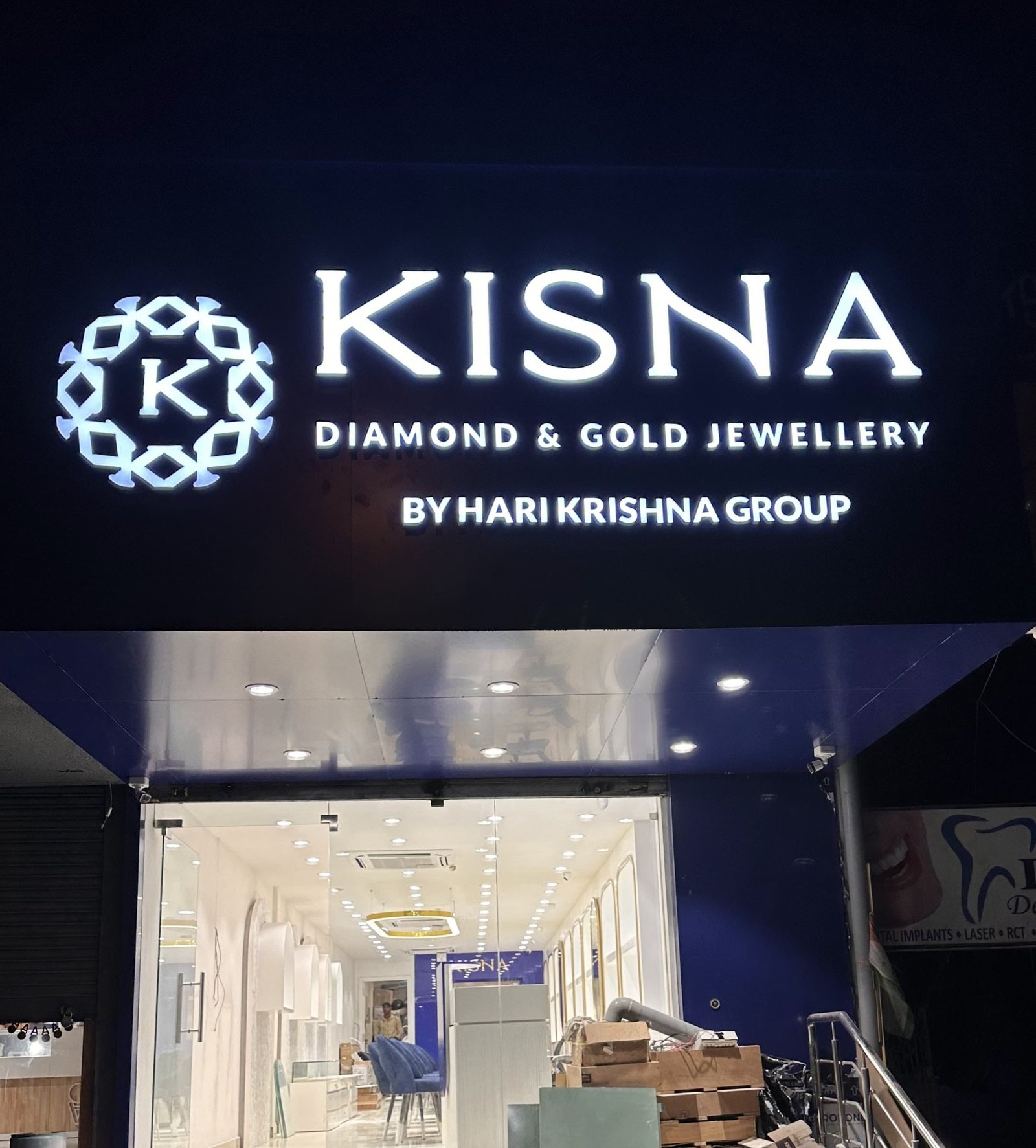 Blue Luxury Jewelry Branding