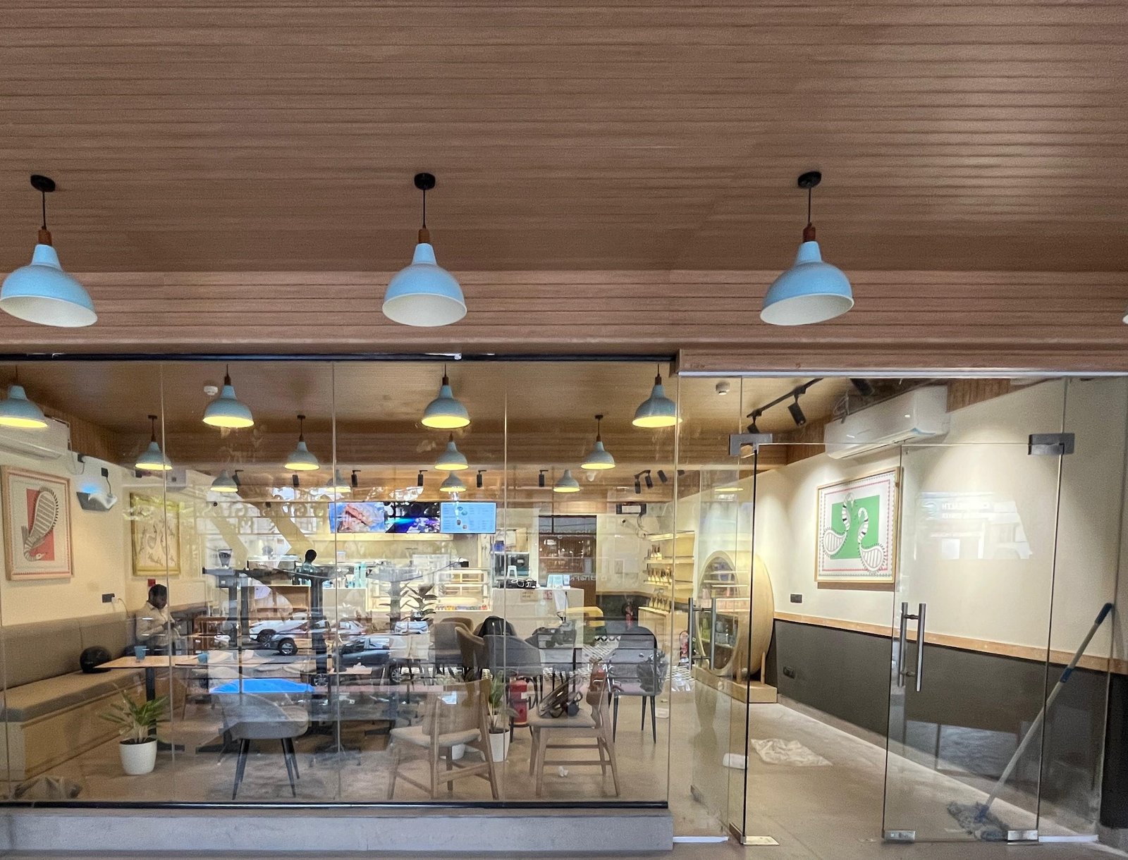 Warm and Inviting Cafe Interior