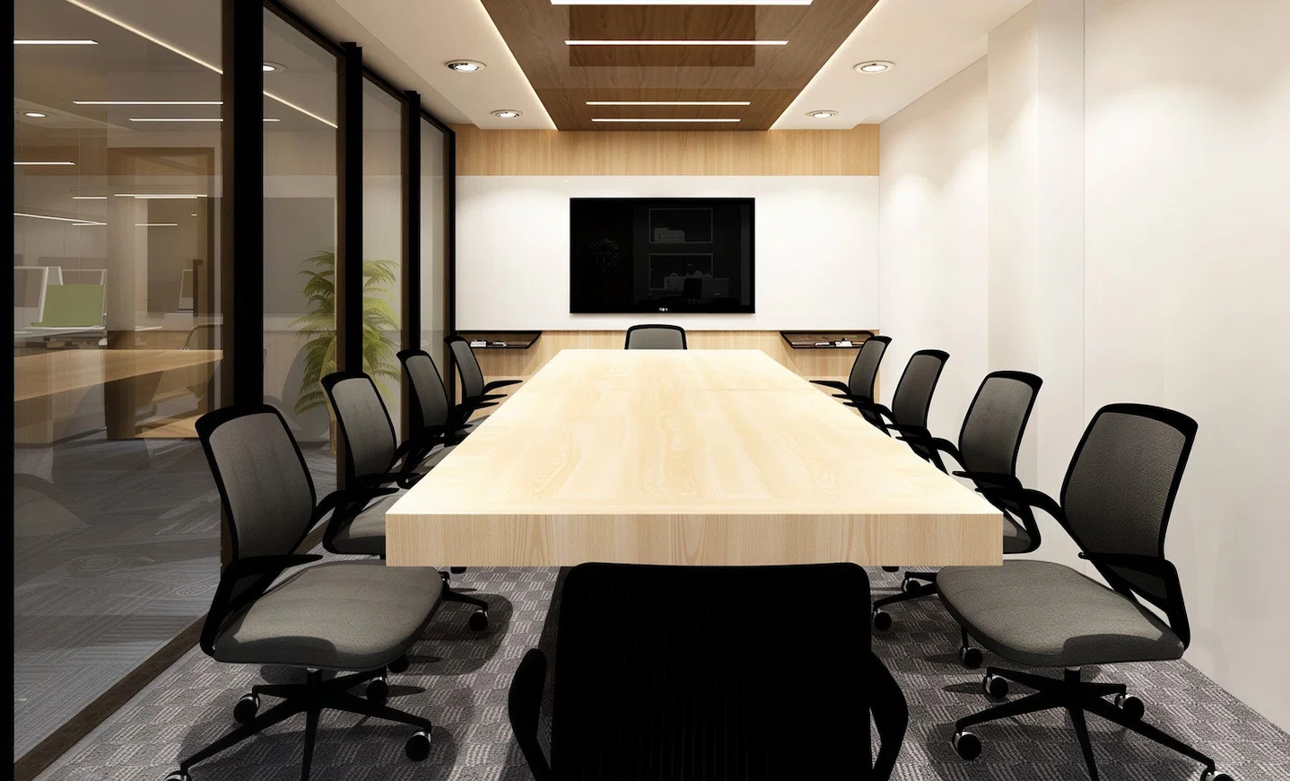 Completed premium interior space ready for project recovery and handover planning